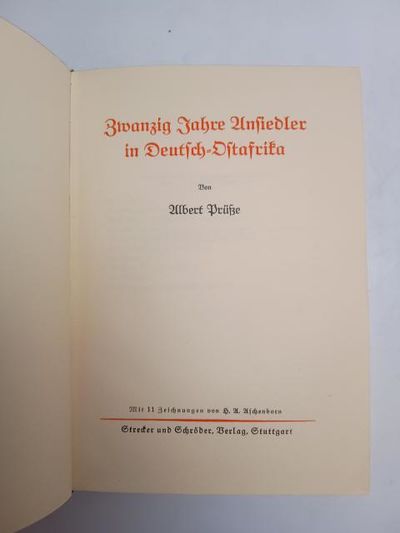 Zwanzig Jahre Ansiedler in Deutsch-Ostafrika. (photo 3)