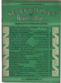 SELECCIONES DEL READER&#039;S DIGEST Articulos De Interes Permanente Febrero De  1942 Tomo 3 No. 15 de The Reader&#39;s Digest Association - 1942