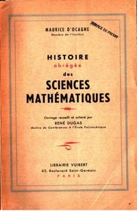 Histoire abrégée des sciences mathématiques…