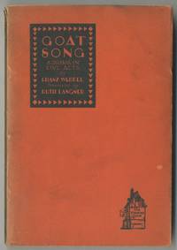 cover of Goat Song: A Drama in Five Acts