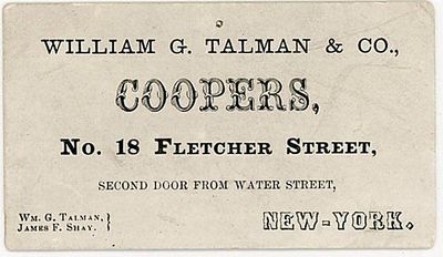 William G. Talman & Co. - Coopers