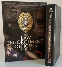 HCSB Law Enforcement Officer's Bible, Black LeatherTouch