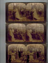 Set of 18 Stereo Cards Depicting a Courtship, Wedding,  Firstborn, Etc., Entitled "Admiration,  Expectation,  Elation ...Subjugation"