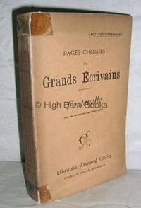 Pages Choisies des Grands Ecrivains, Fontenelle (Lectures Litteraires) by Fontenelle - 1909 