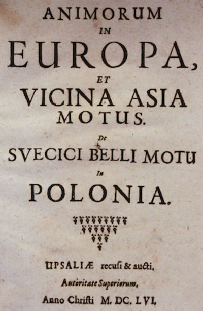 Animorum in Europa, et vicina Asia motus. De…