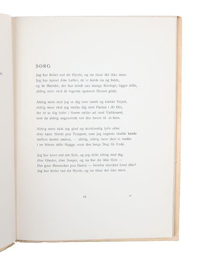 Pigesind. - [PRESENTATION-COPY OF DITLEVSEN'S DEBUT PUBLICATION] (photo 5)