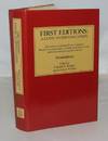 First Editions: A Guide to Identification