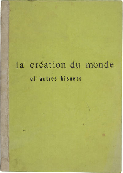 LA CRÉATION DU MONDE ET AUTRES BISNESS ...