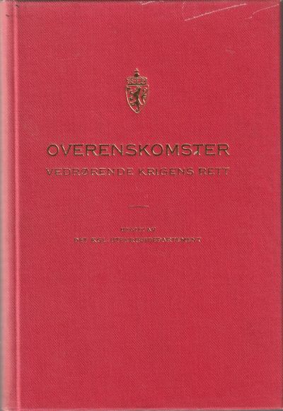 Overenskomster vedrørende krigens rett som Norge…