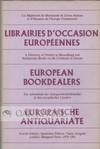 EUROPEAN BOOKDEALERS, A DIRECTORY OF DEALERS IN SECONDHAND AND ANTIQUARIAN BOOKS ON THE CONTINENT OF EUROPE