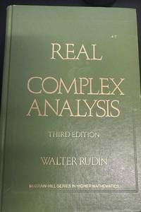 Real And Complex Analysis by Rudin Walter (27 items) - Biblio