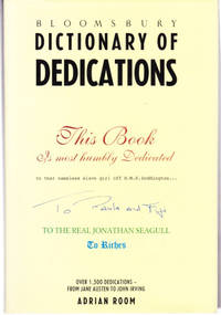 Bloomsbury Dictionary of Dedications