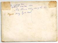 (Lynching) Cabinet Card Photograph (from verso) "Springfield, Mo April 14th 11:30 P.M. 1906 This shows only two of the three Hung by a Mob"