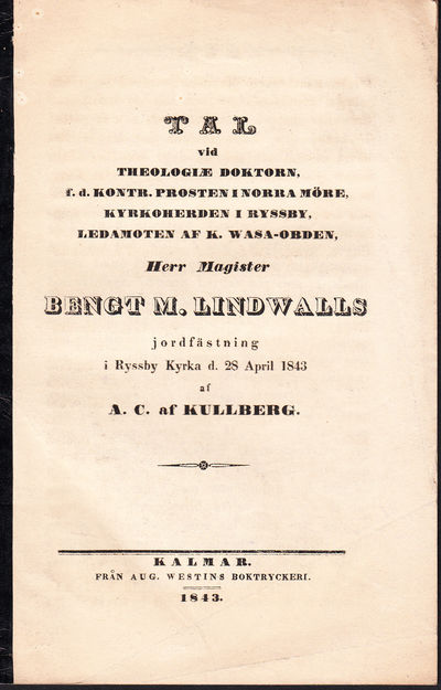 Tal vid theologiae doktorn, f.d. kontr. prosten i…