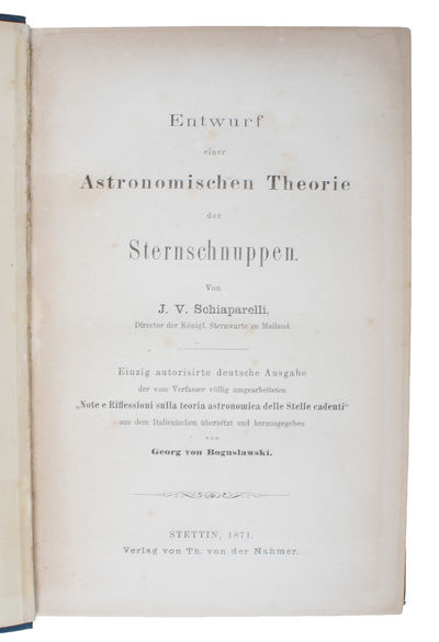 Entwurf einer astronomischen Theorie der…