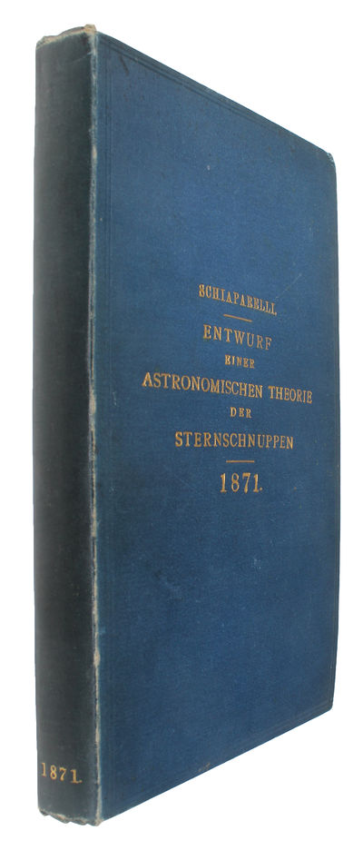 Entwurf einer astronomischen Theorie der Sternschnupen. Einzig autorisierte deutsche Ausgabe der vom verfasser völlig umgearbeiteten "Note e Riflessioni sulla teoria astronomica delle Stelle cadenti" aus dem Italienischen übersetzt und herausgegeben v... (photo 6)