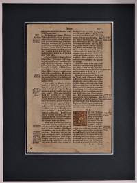 cover of Original Leaf from a Luther Bible 1540