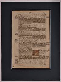 Original Leaf from a Luther Bible 1540 by Luther, Martin - 1540