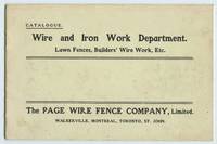 image of Page Wire Fence Company catalogue