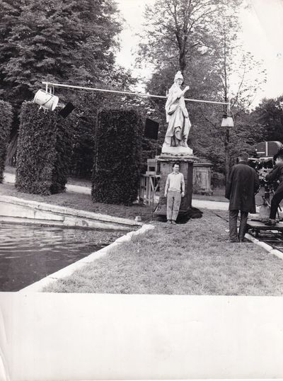 Last Year at Marienbad (Original photograph of Alain Resnais on the set of the 1961 French film)