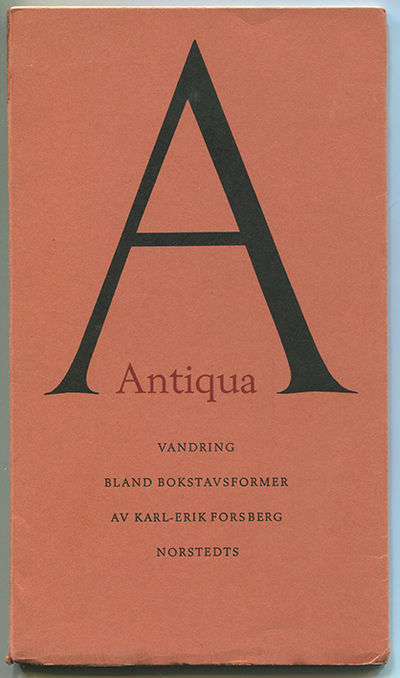 Antiqua. Vandring bland bokstavsformer.