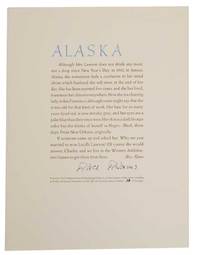Alaska (Signed Broadside)