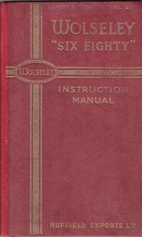 image of THE WOLSELEY SIX-EIGHTY INSTRUCTION MANUAL