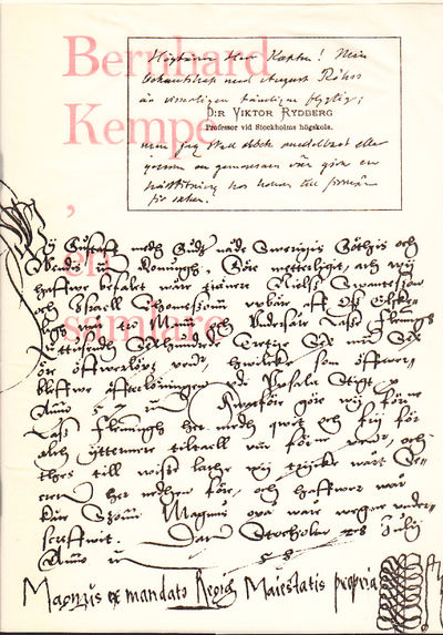 Bernhard Kempe, en samlare. [Utställningskatalog]…