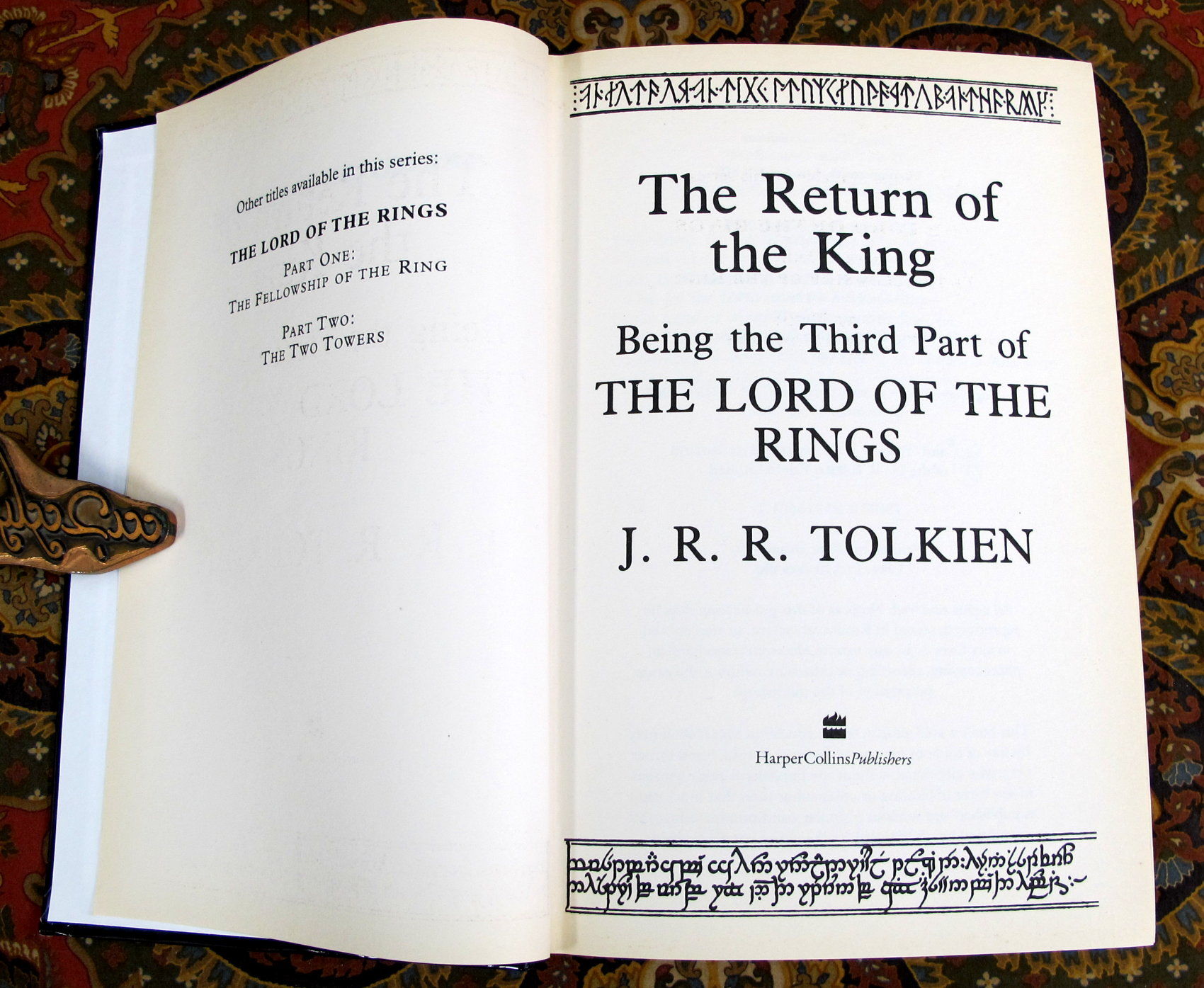 The Lord of the Rings, Large Print UK Edition , 1st