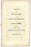 Substance of the Speech of Lord Buckinghamshire in the House of..