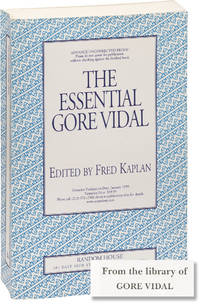 cover of The Essential Gore Vidal (Advance Uncorrected Proof, Gore Vidal's personal copy)