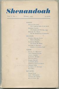 cover of Shenandoah - Volume V, No. 1, Winter 1953
