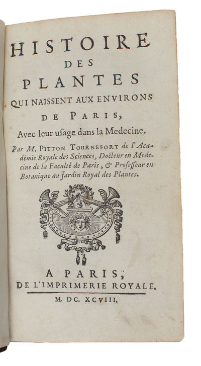Histoire des plantes qui naissent aux environs de Paris, avec leur usages dans la Médecine. (photo 2)