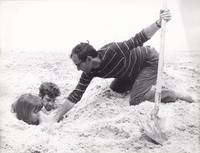 cover of Pierrot le Fou (Original photograph of Jean-Luc Godard, Anna Karina, and Jean-Paul Belmondo during filming on location for the 1965 French film)