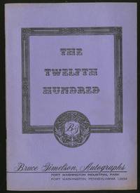 Bruce Gimelson, Autographs: The Twelfth Hundred