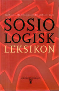 Sosiologisk leksikon