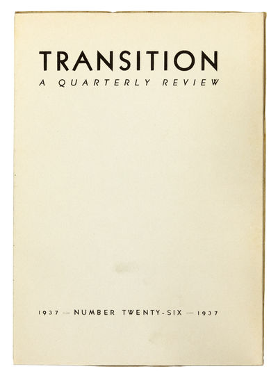 Transition- A Quarterly Review....; (photo 1)