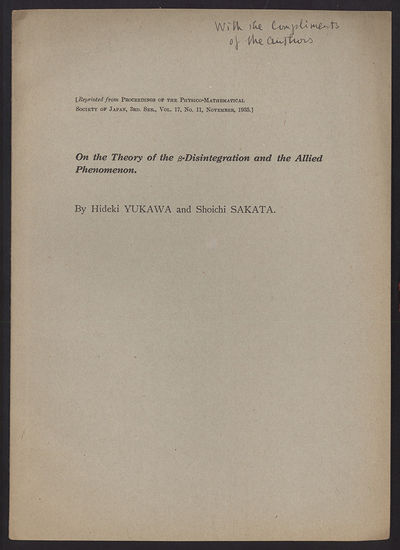 On the interaction of elementary particles II [- IV]. 3 parts