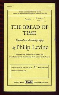 The Bread of Time: Toward an Autobiography