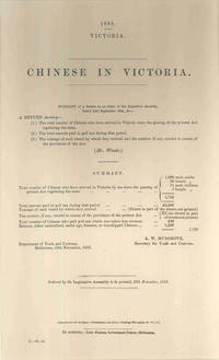 Chinese in Victoria. Summary of a return..