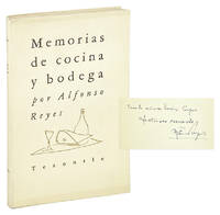 Memorias de Cocina y Bodega [Inscribed and Signed]