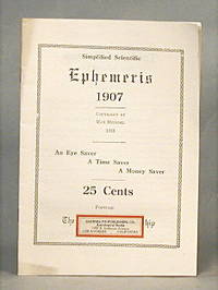 Simplified Scientific Ephemeris 1907