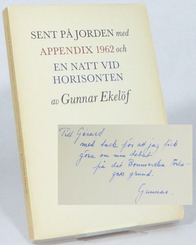 Sent på jorden med Appendix 1962 och En natt vid…