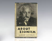 About Zionism: Speeches and Letters. by Einstein, Albert. Introduction by Leon Simon - 1931