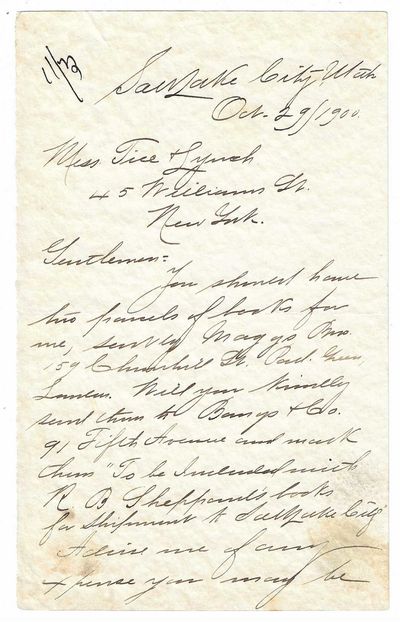 ALS [Autograph Letter Signed]