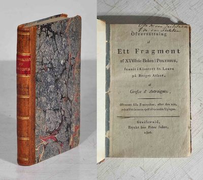 Öfversättning af ett fragment af XVIII:de boken i…