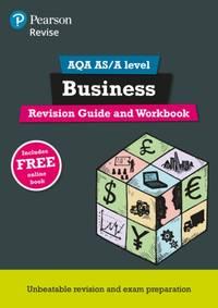Pearson REVISE AQA A Level Business Revision Guide & Workbook inc online edition - for 2026, 2027...