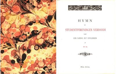 Hymn åt studentföreningen Verdandi. Samt sången…