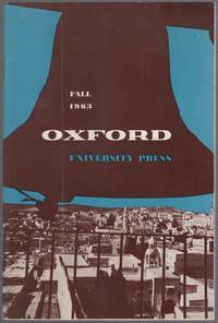 (Publisher's Catalog): Oxford University Press, Fall 1963