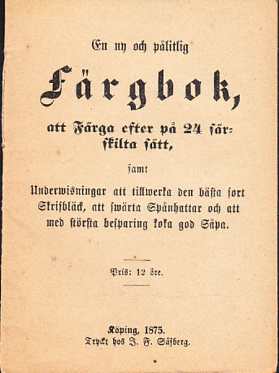 En ny och pålitlig färgbok, att färga efter på 24…